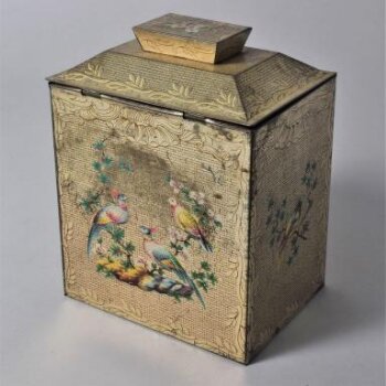 Golden Tea Caddy