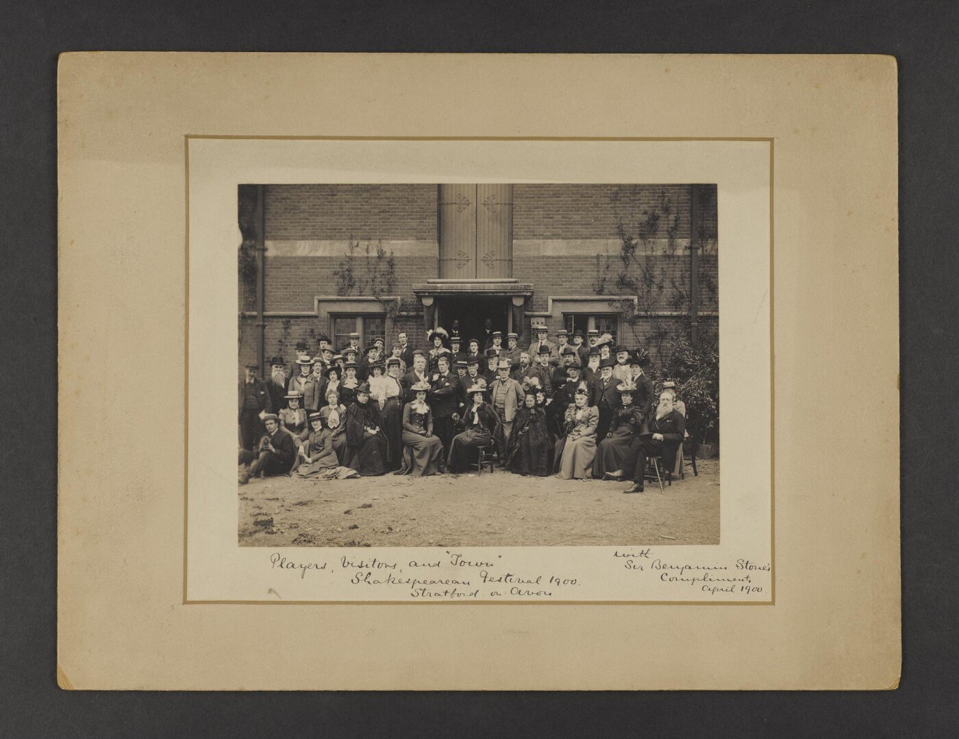 Stone, Benjamin (Sir), Shakespeare Festival, Stratford-upon-Avon, 1900