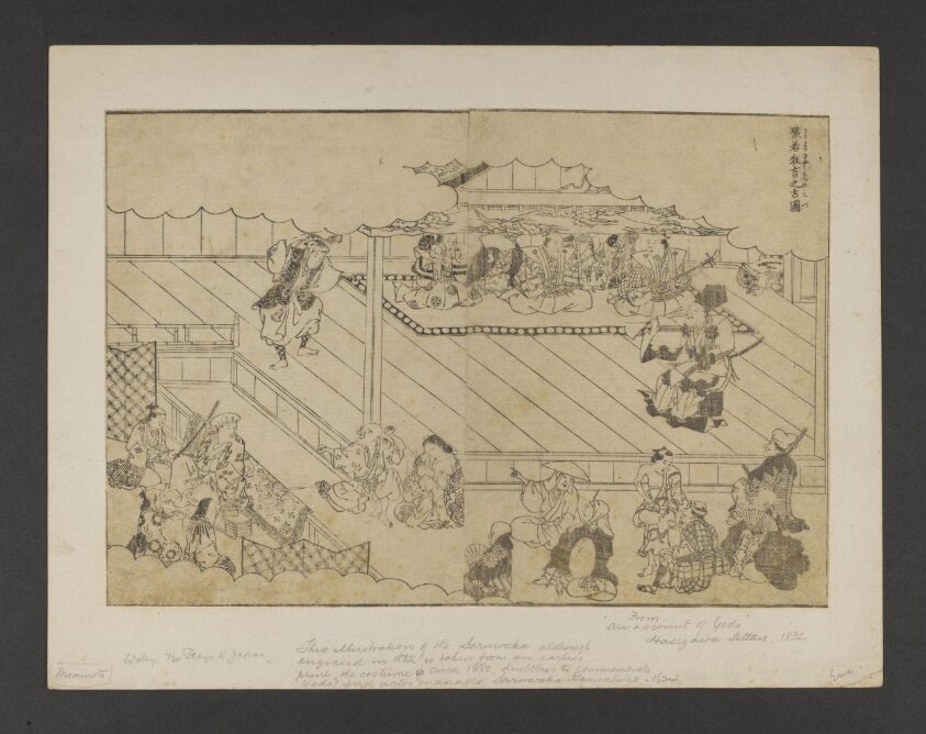 H Beard Print Collection (1832) by Hasegawa Settan