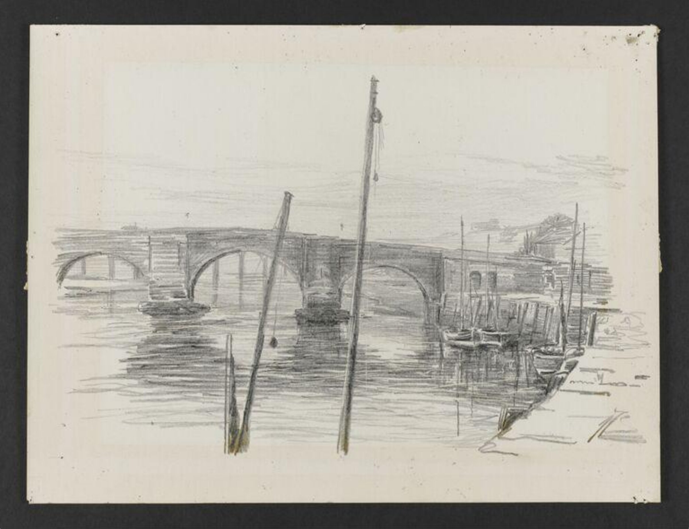 Drawing, Bertram Potter, ca. 1890s