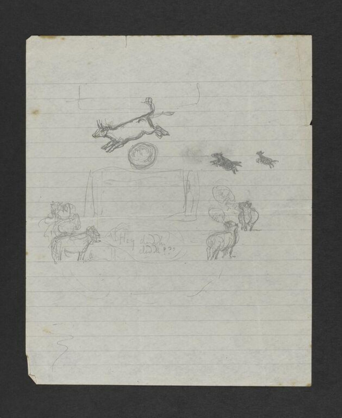 Drawing, Beatrix Potter, late 19th century