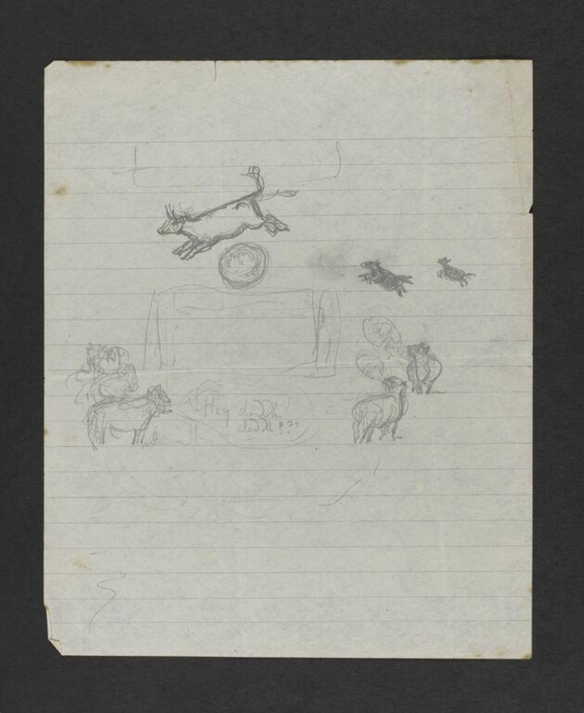 Drawing, Beatrix Potter, late 19th century