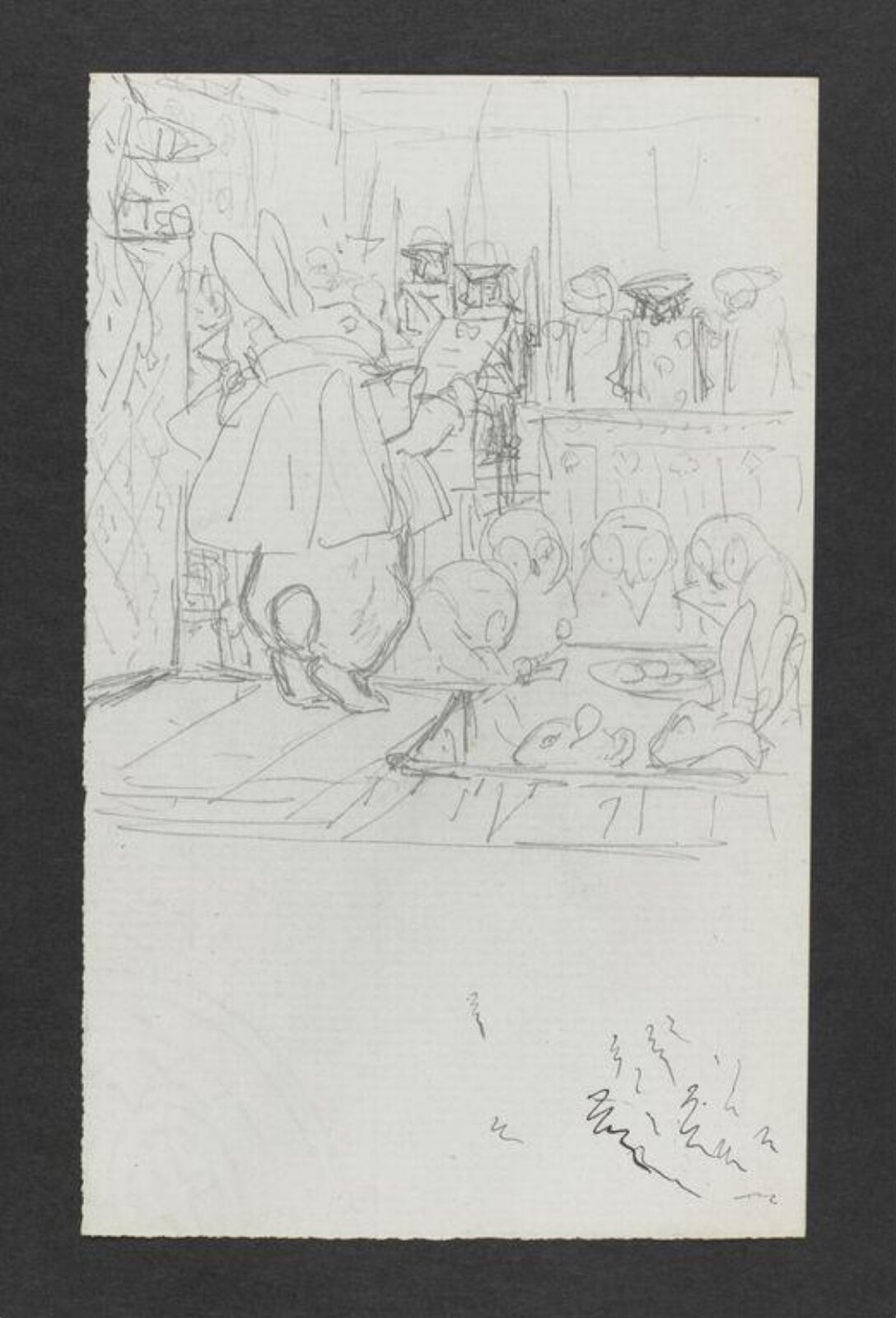 Drawing, Beatrix Potter, ca. 1894