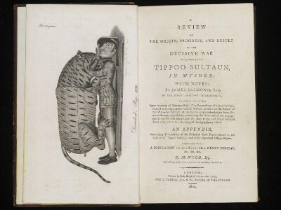 A review of the origin, progress, and result of the decisive war with the late Tippoo Sultaun, in Mysore : with notes