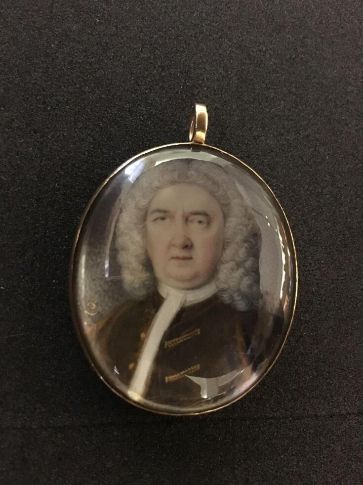 Portrait miniature of a member of the Eyre family top image