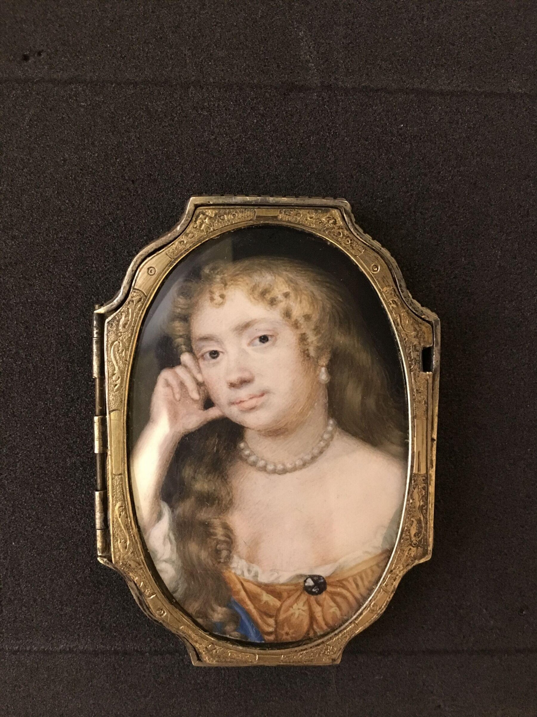 Portrait Miniature of an Unknown Woman, Richard Gibson, ca. 1660