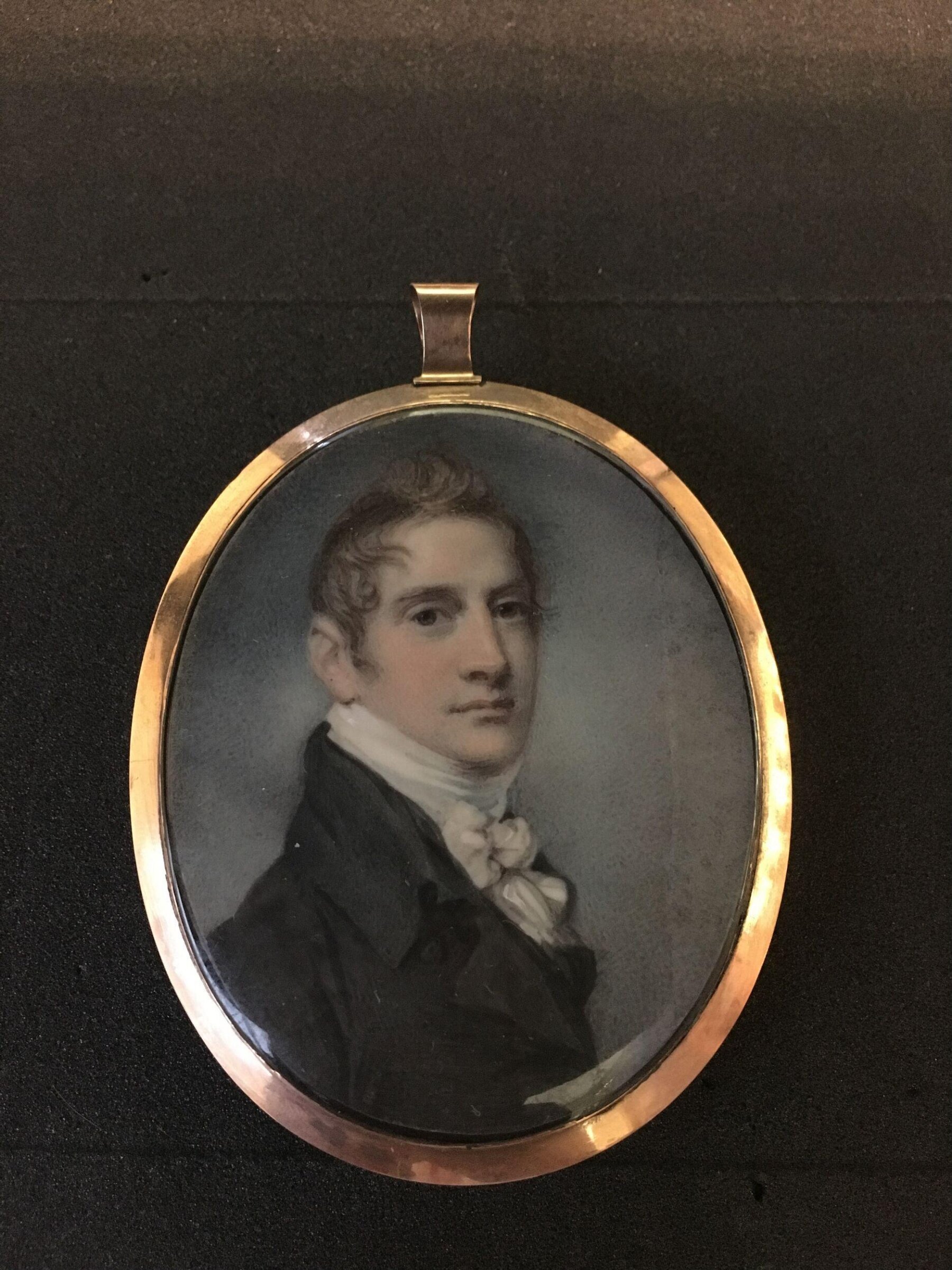 Portrait miniature of an unknown man, Richard Cosway, 1808