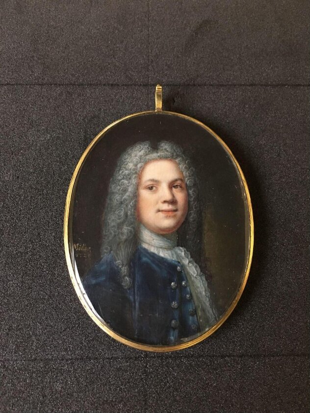 Portrait miniature of a man