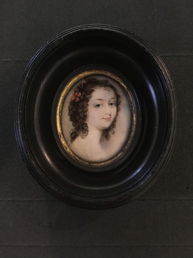 Portrait miniature of Mrs. Charlotte Elizabeth de Lerber top image