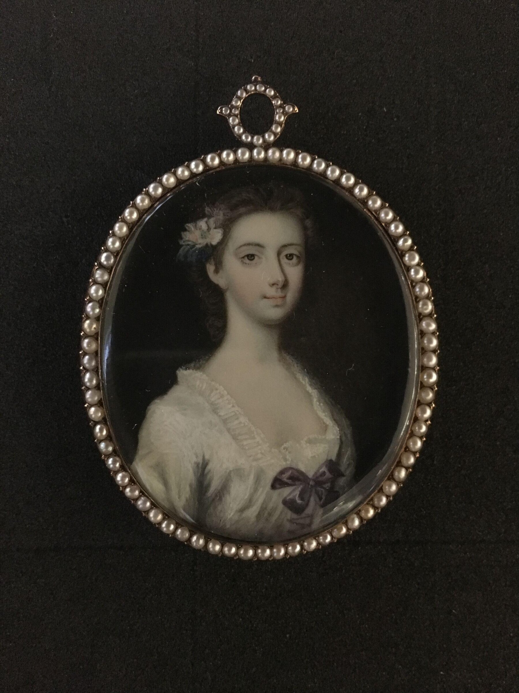 Portrait miniature of an unknown woman, Gervase Spencer, ca. 1740-1763