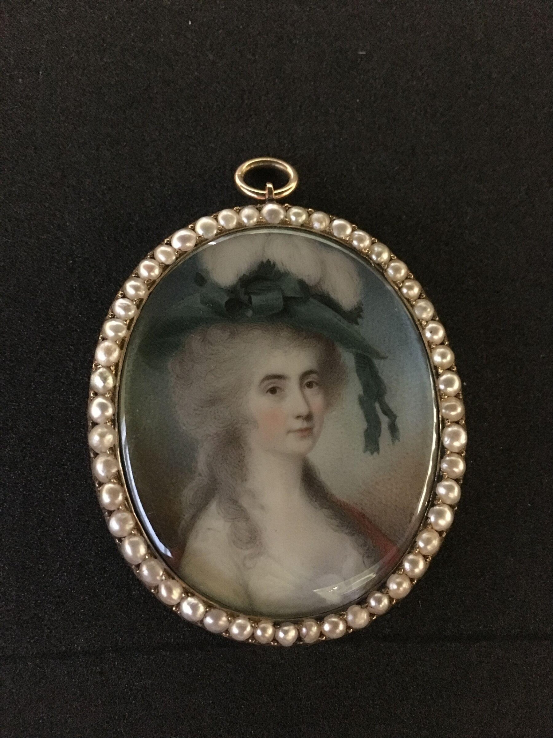 Portrait miniature of Rosamund Dixie, John Donaldson, 1786