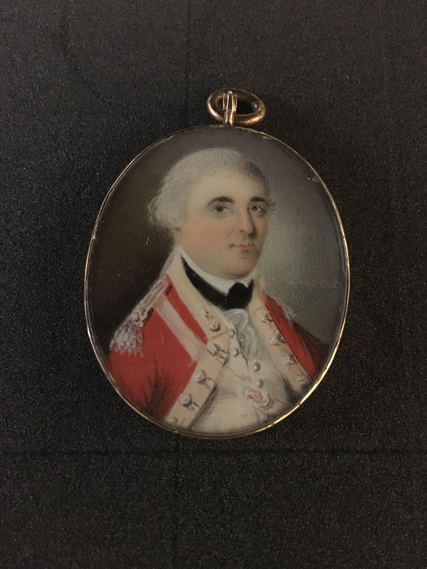 Portrait miniature of an Infantry Officer, John Lacon, ca. 1787