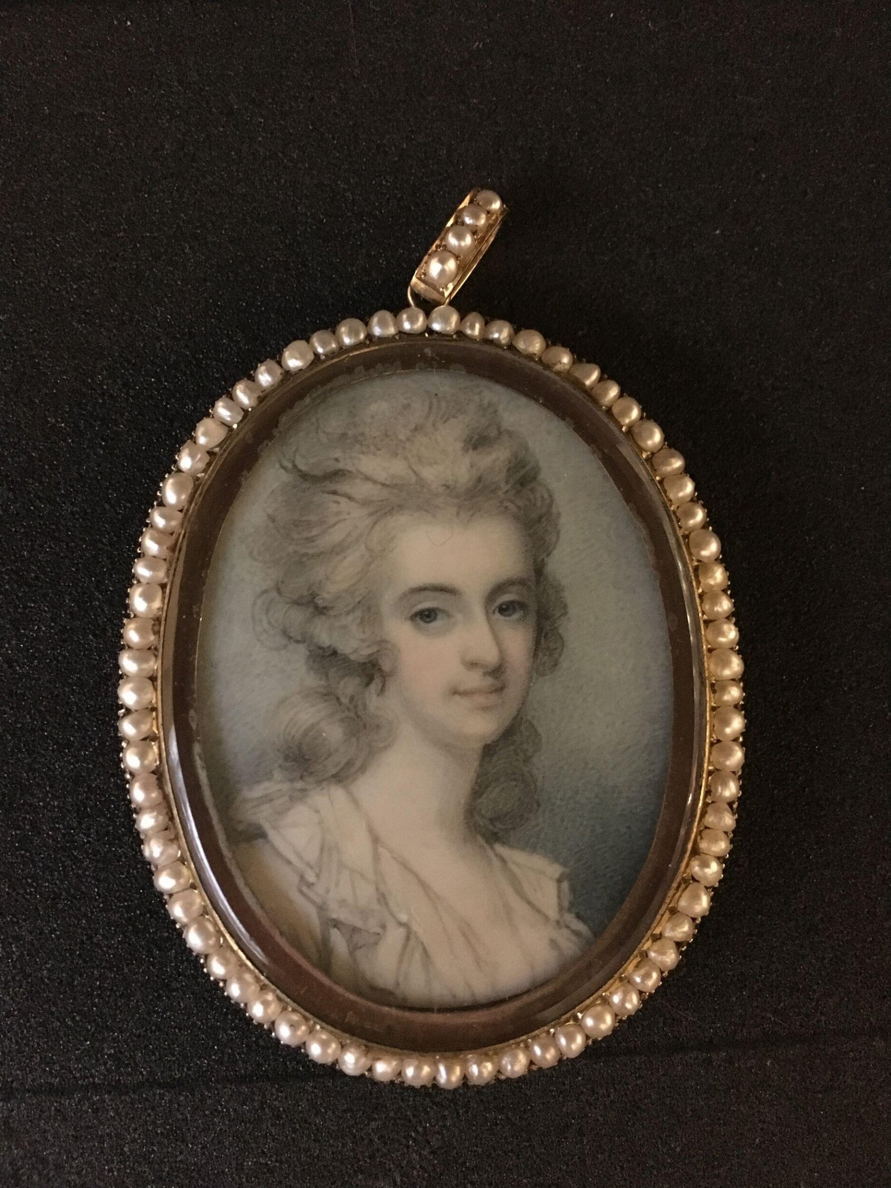 Portrait miniature of an unknown woman, Richard Cosway, ca. 1790 - ca. 1810
