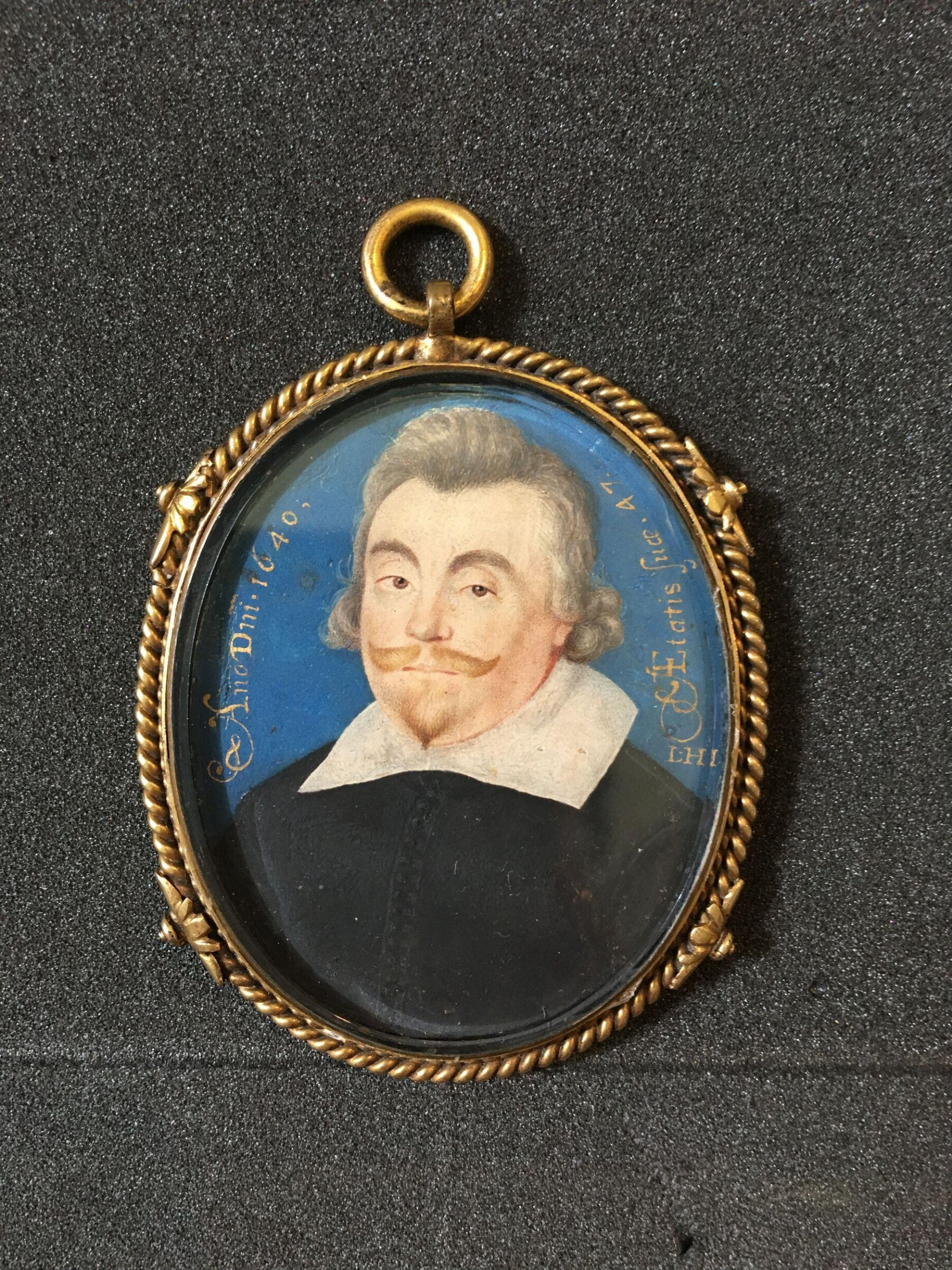 Portrait Miniature of Lord Coventry at age 47, Laurence Hilliard, 1640