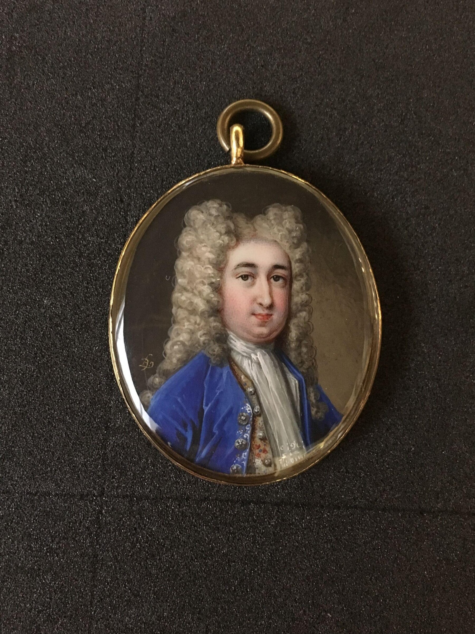 Portrait miniature of an unknown man, Bernard Lens the Younger, ca. 1702-1740