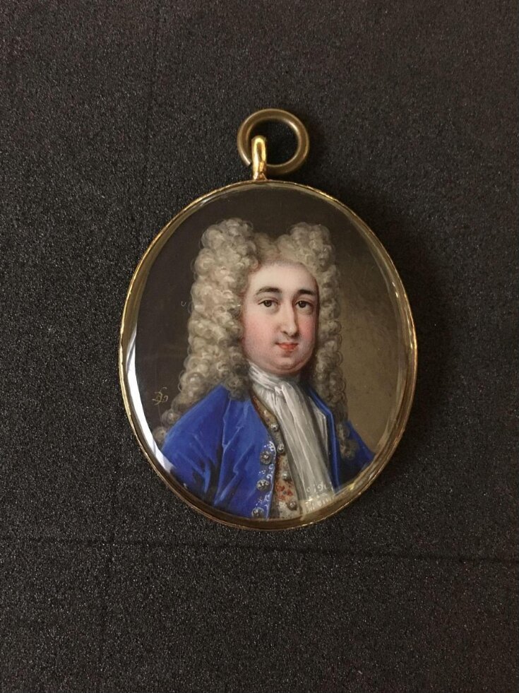 Portrait miniature of an unknown man top image