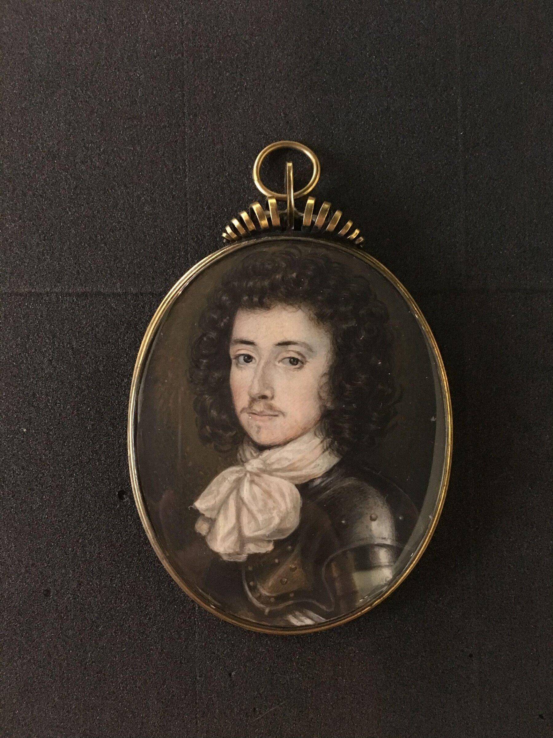 A Man, possibly Sir William Kingsmill, Richard Gibson, 1655-1660