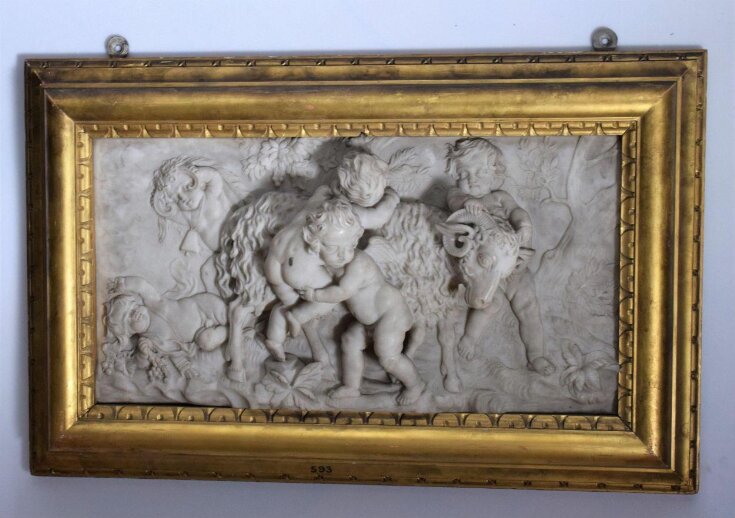 Putti with a ram top image