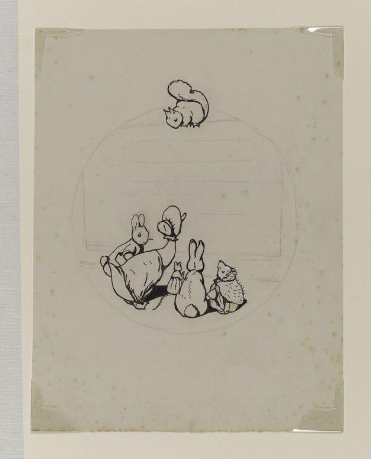 Design for the back cover of Peter Rabbit's Painting Book top image