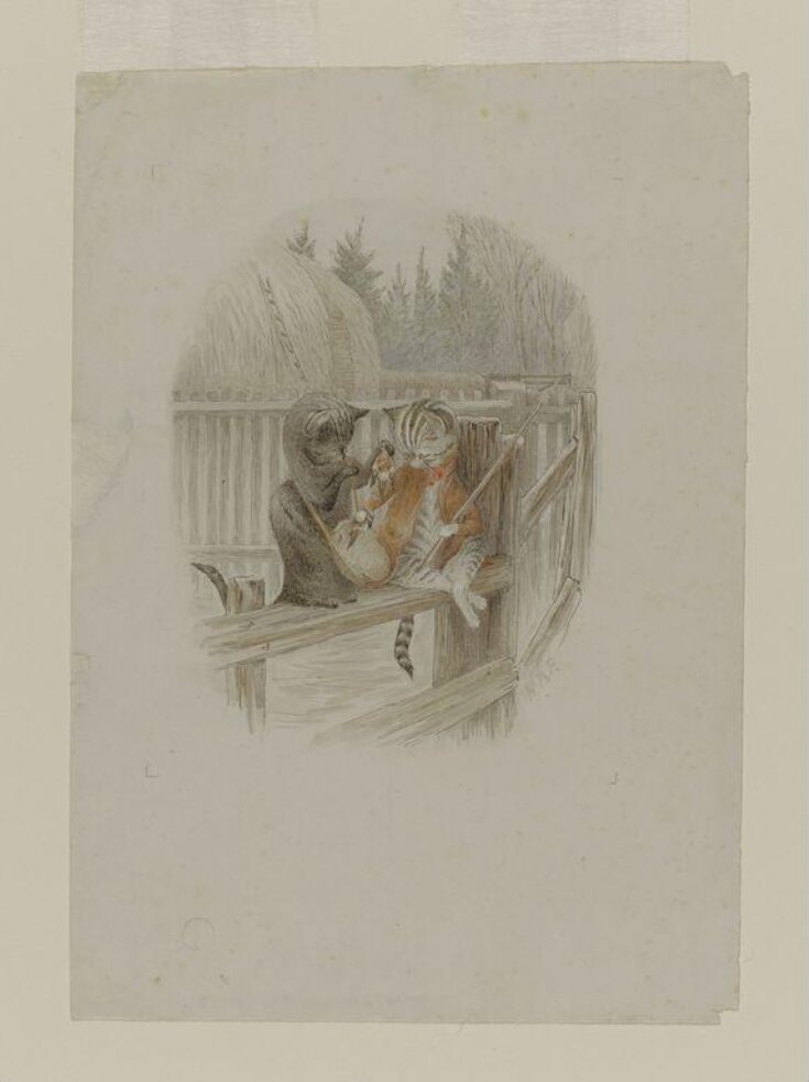 Kittens with game collected for the White Cat's supper top image