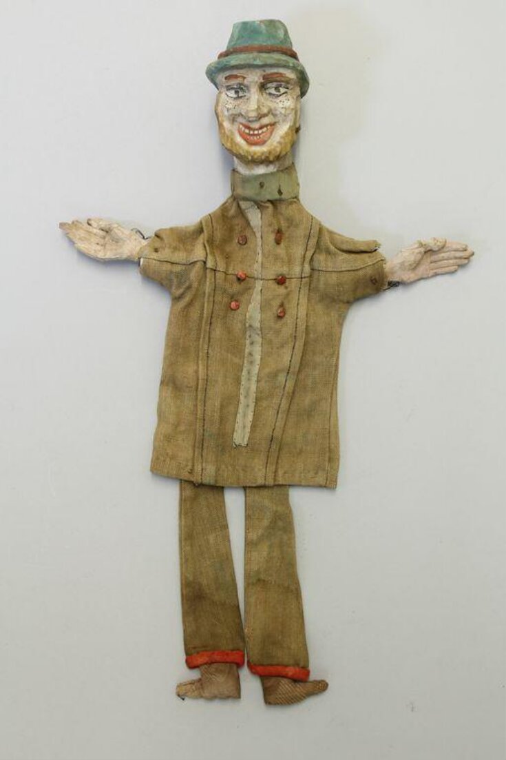 Glove puppet of an English country man or peasant | Wilkinson, Walter ...