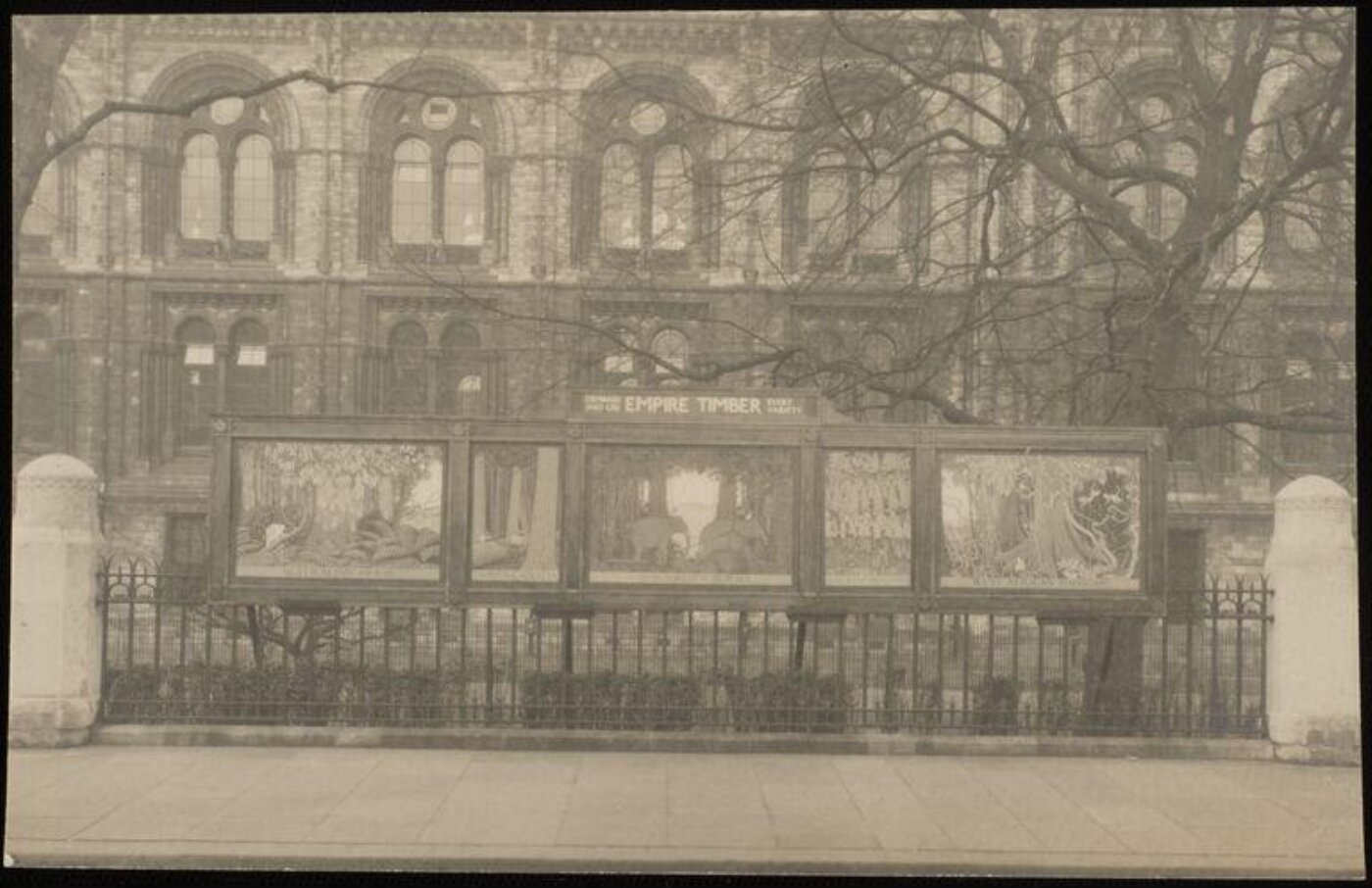 Hoppé, Emil Otto, Posters at St. Kensington Museum
