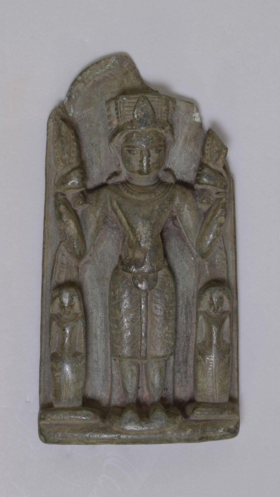 Vishnu with two attendants