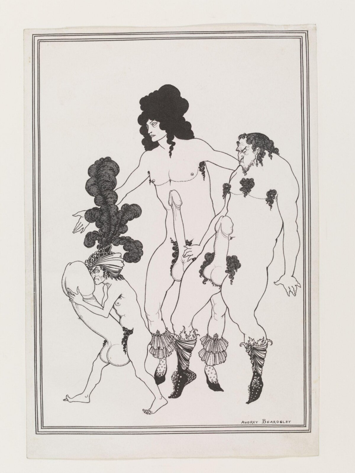 The Lacedaemonian Ambassadors, Aubrey Vincent Beardsley, 1896