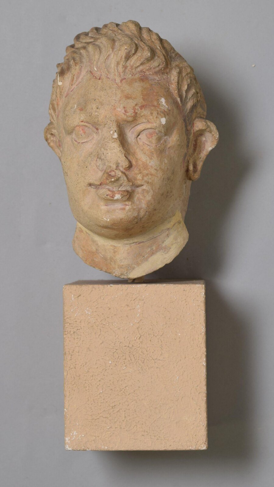 male head, 4th century - 5th Century