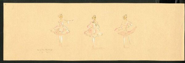 Adeline Genée in her solo from 'Die Rose von Schiras'