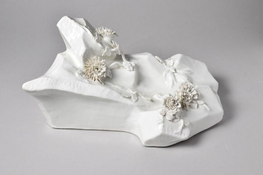 Section of the Reiterdenkmal porcelain table centrepiece