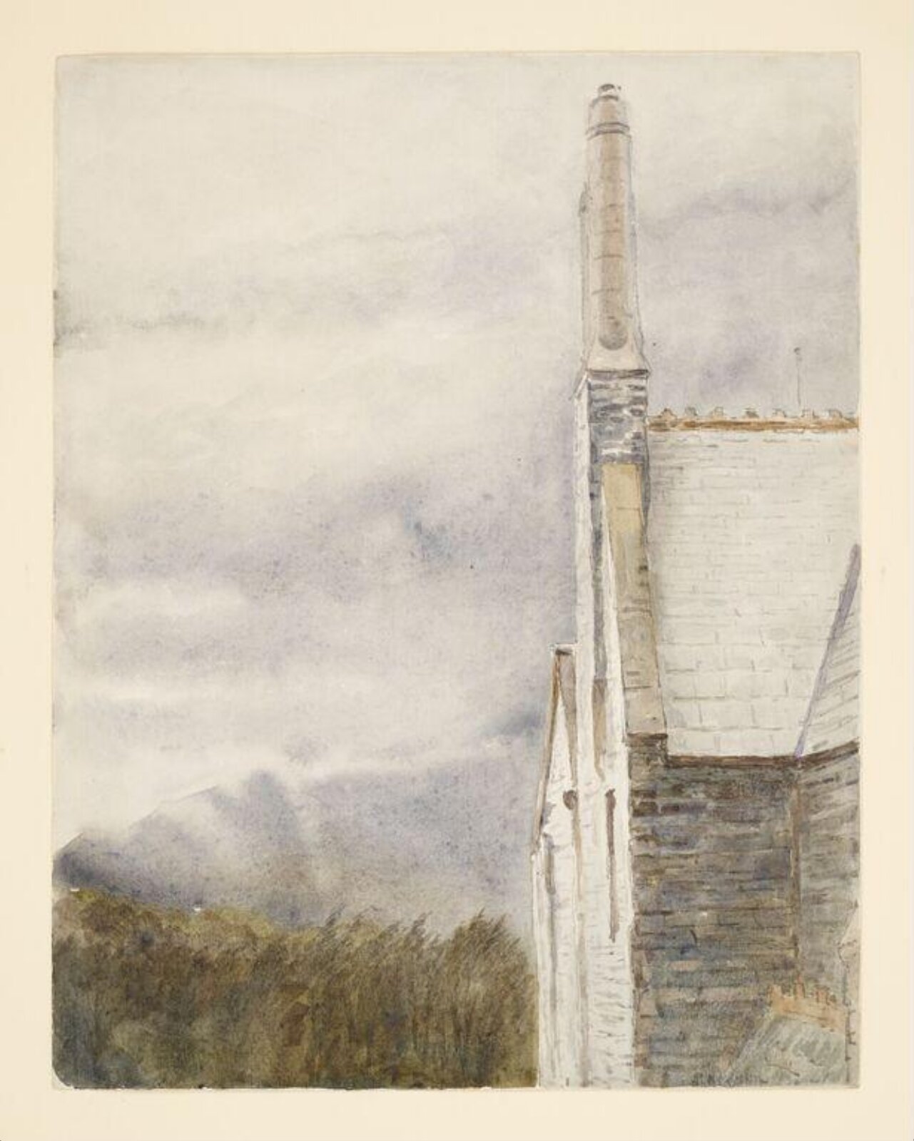 Rain, Lingholm, Beatrix Potter, August 1898