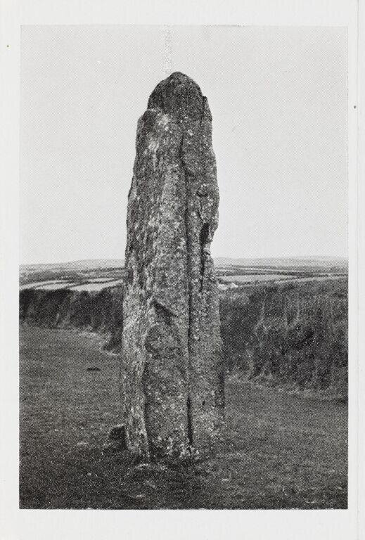 A day's walk past the standing stones of Penwith Peninsula, Cornwall, 1978