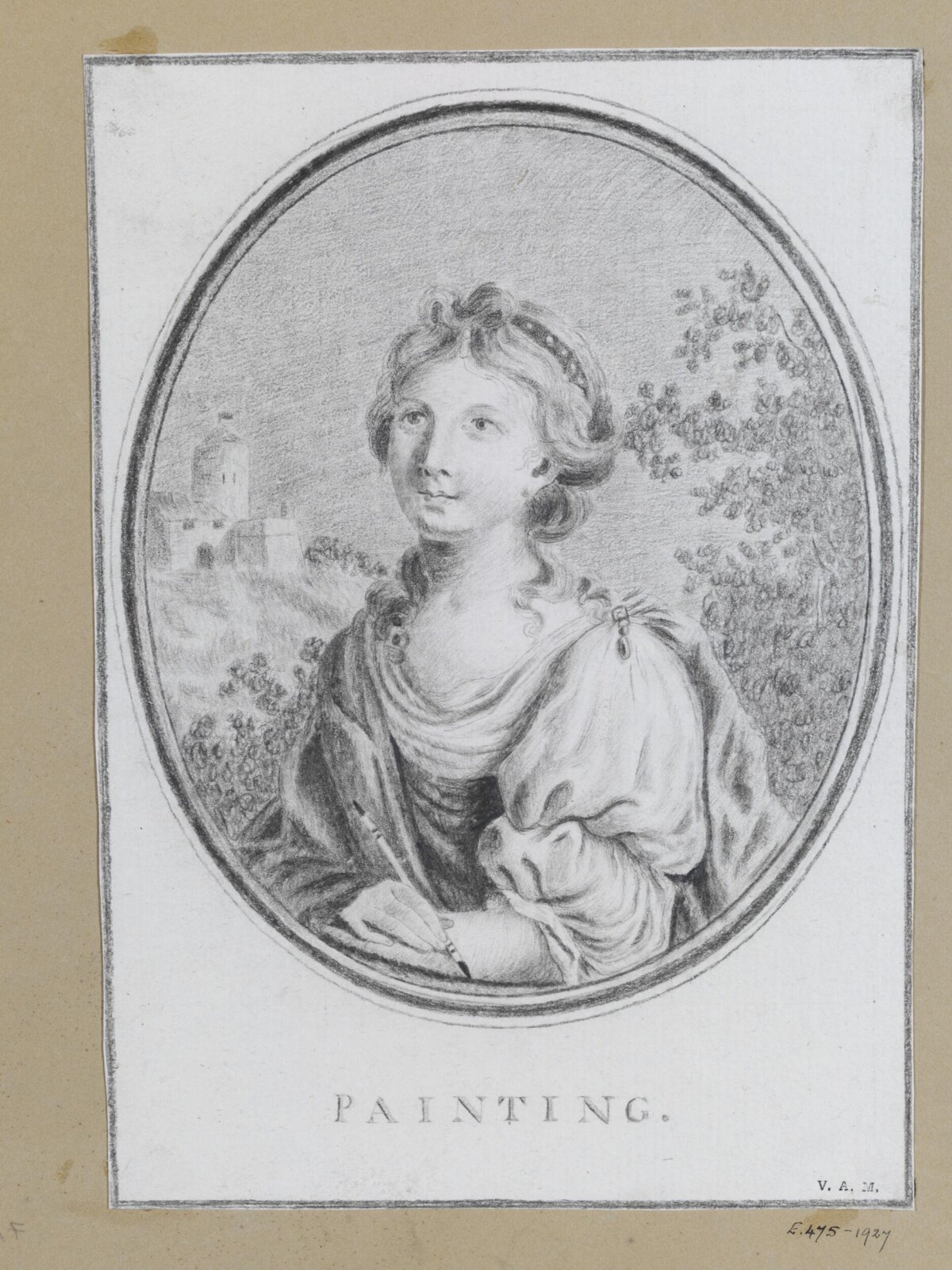 Drawing, Angelica Kauffman, 1762-1766