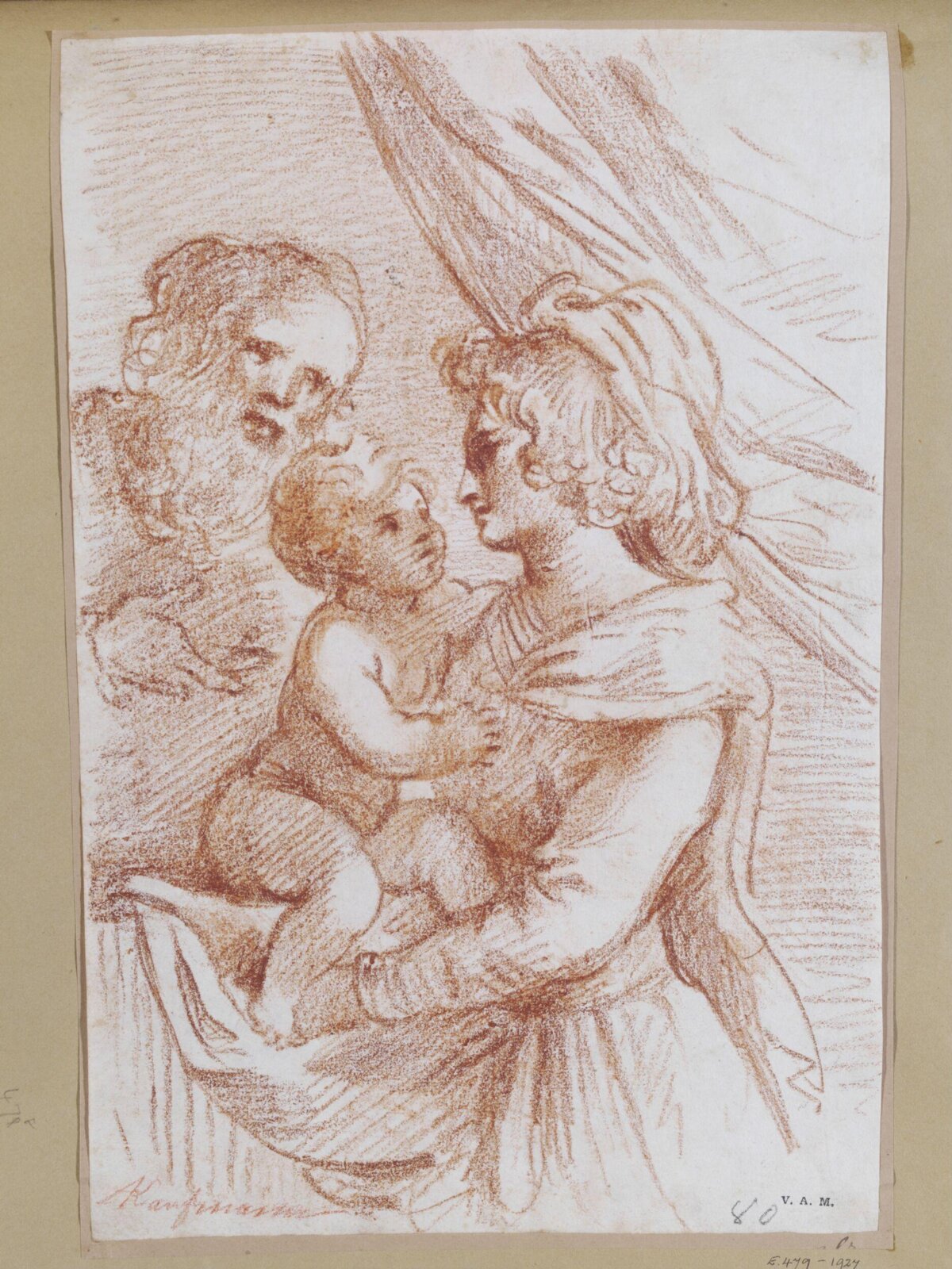 Drawing, Angelica Kauffman, 1762-1766