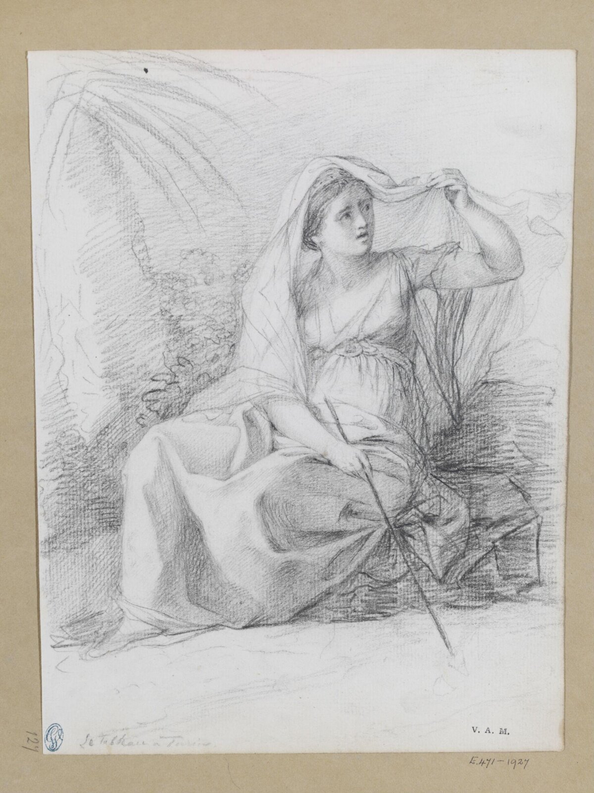 Drawing, Angelica Kauffman, 1762-1766