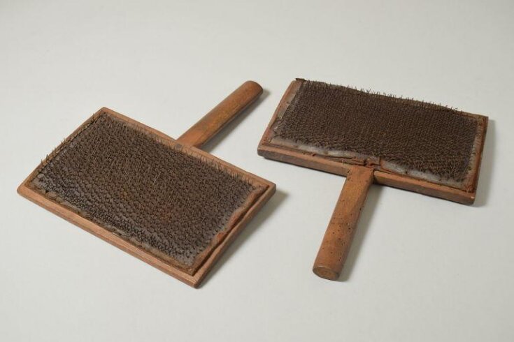 Pair of Wool Carders top image