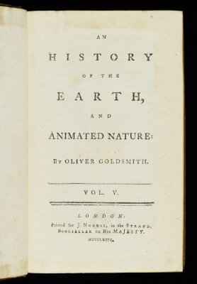 An history of the earth, and animated nature