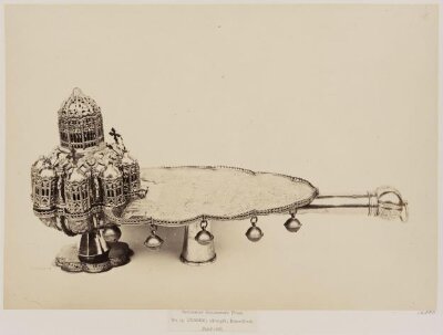 Censer, silver gilt, Russo-Greek, 1686