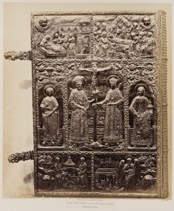 Book-Cover (reverse), chased gold, Russo-Greek, end of 17th century