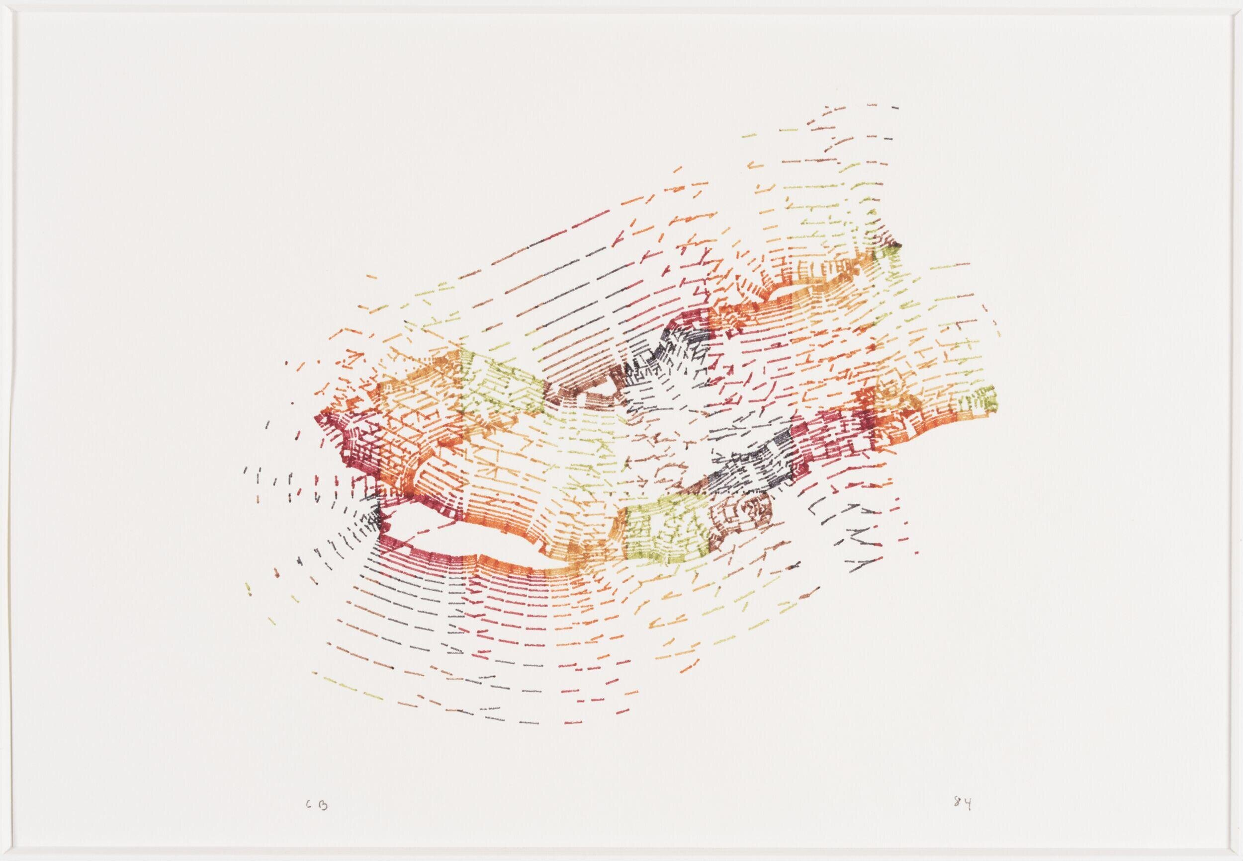 Coloured Line Study E