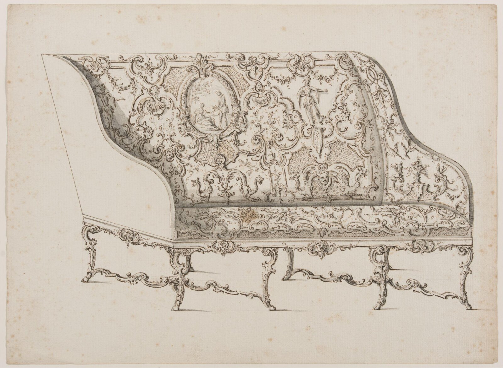 Design for a canapé, Thomas Lainé, ca. 1715-1720