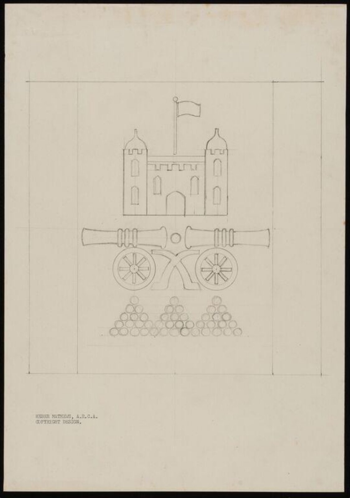 Drawing, Heber Mathews, ca.early 20th century