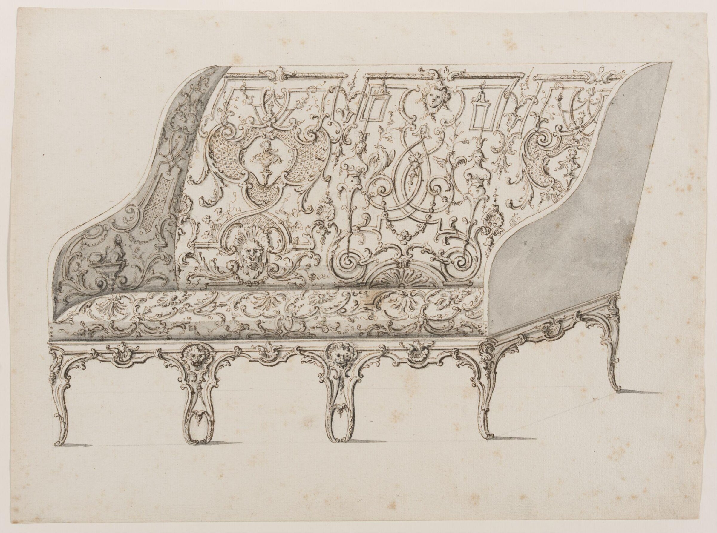 Design for a canapé, Thomas Lainé, ca. 1715-1720
