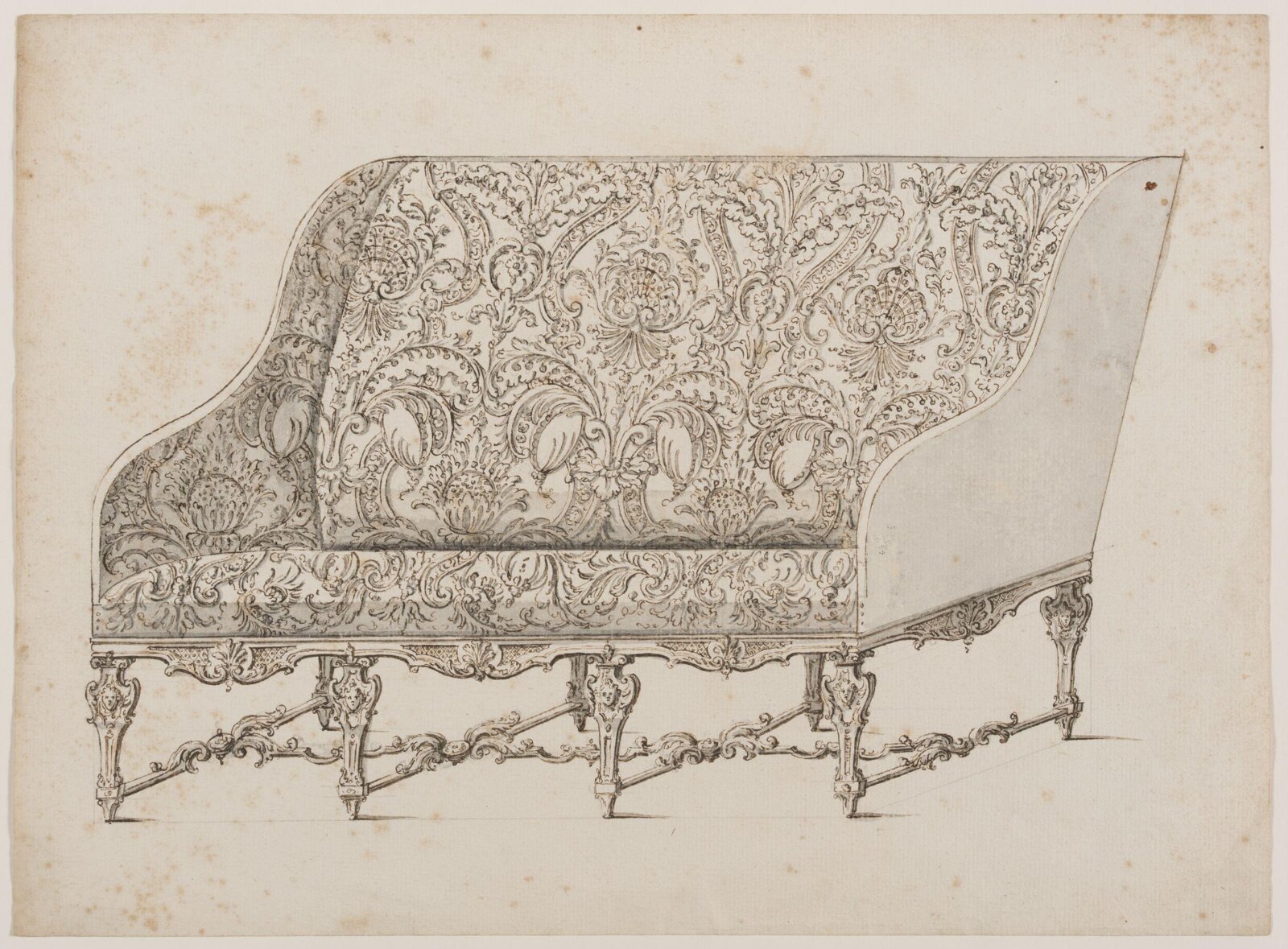 Design for a canapé, Thomas Lainé, ca. 1715-1720