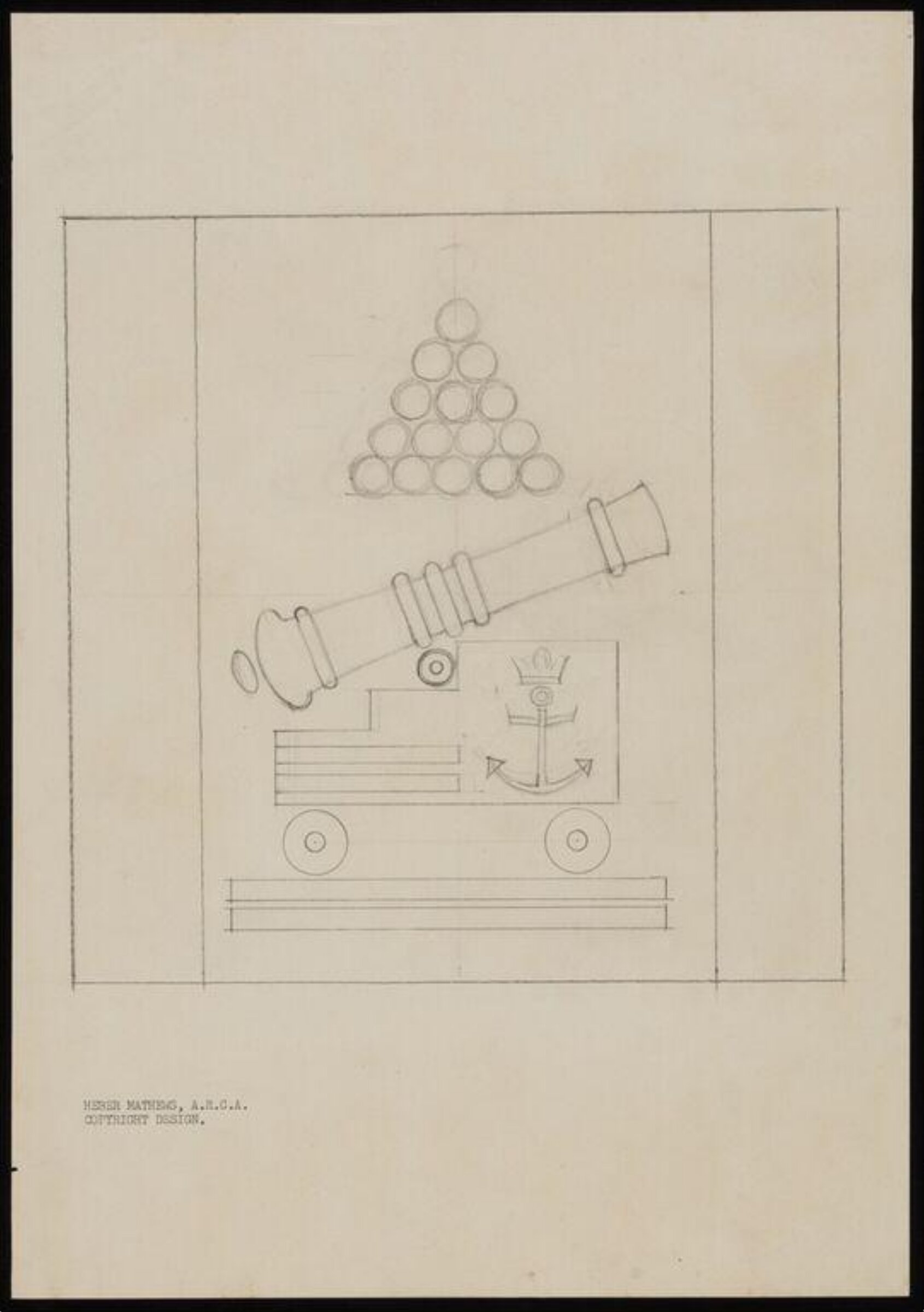 Drawing, Heber Mathews, ca.early 20th century