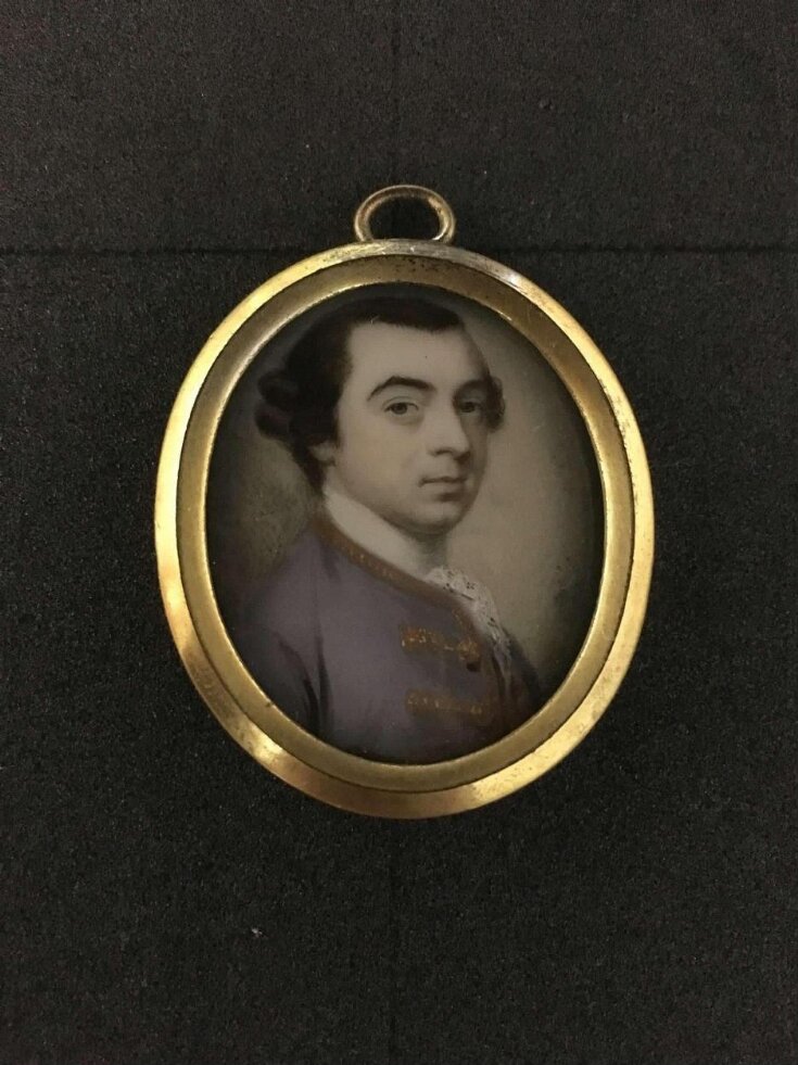 Portrait miniature of Mr Shute top image
