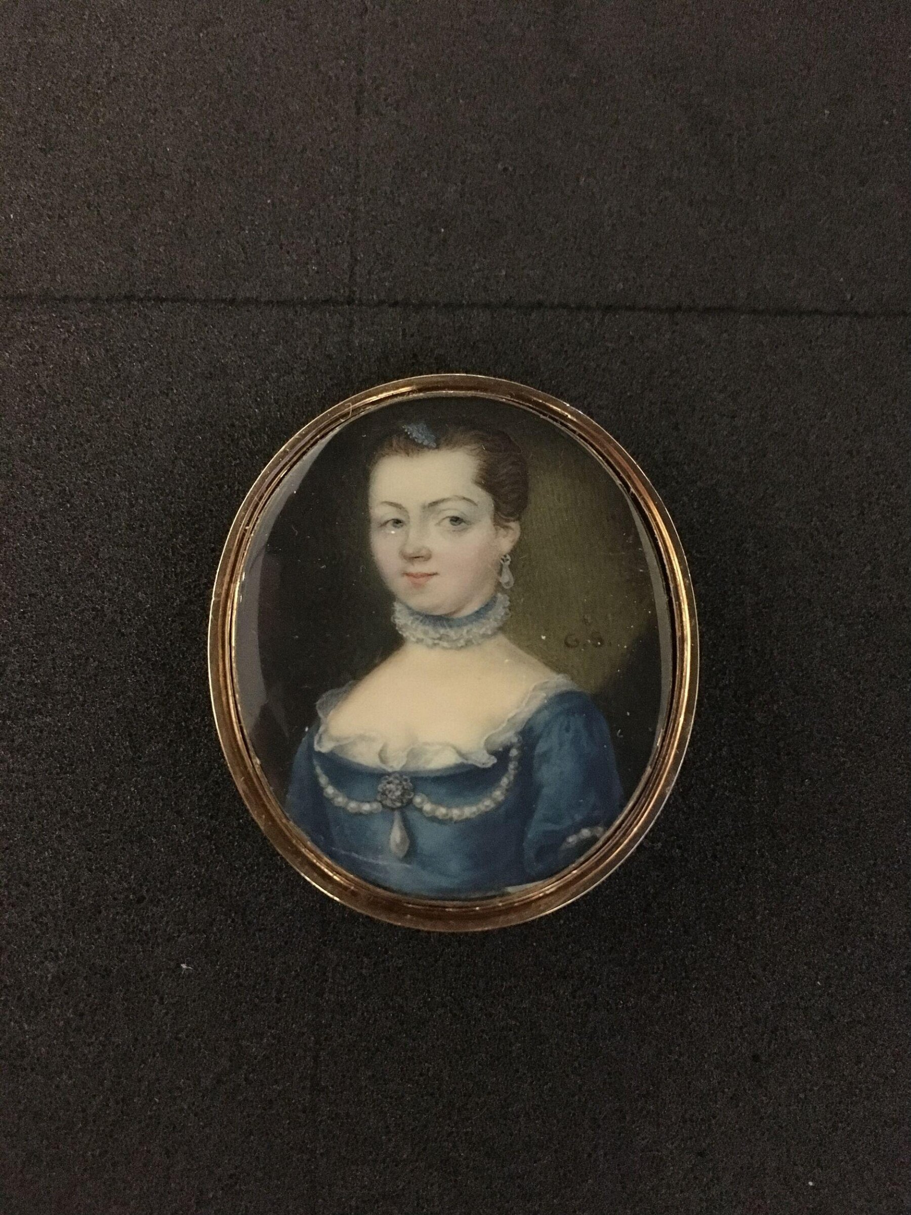 Portrait miniature of an unknown woman, Gervase Spencer, ca. 1740-1763