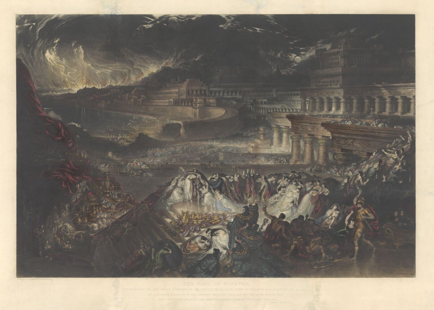 John Martin, The Fall of Ninevah