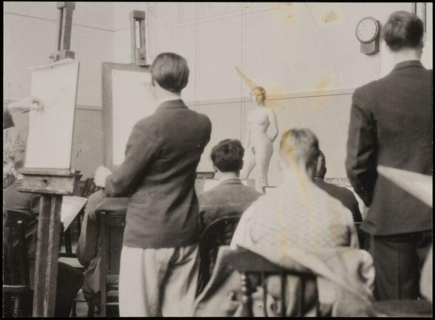 Hoppé, Emil Otto, Life Class, Royal College of Art
